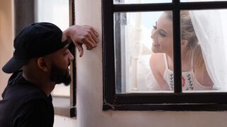 Grounded teenie invites her dark bf over