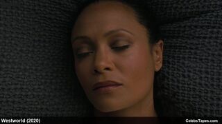 Thandie Newton nude frontal scenes from Westworld