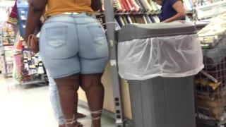 Large Dark Candid Bum