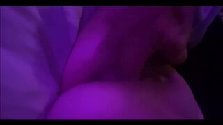 Delicious teenie dildoing her vagina while i watch