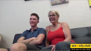 Horny Mature Milf Seduces And Mounts Fresh Dude With Massive Coc