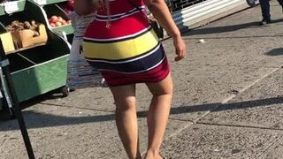 Phat Butt Hispanic Girl in Sundress