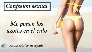 Spanish. Me ponen a 100 los azotes en el culo bien fuerte.