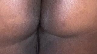 Sbbw African Phat Dimple Ass Booty in the air getting groped
