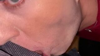nastygurlxx3 German Youngster Sissy throat sexed from large Dong