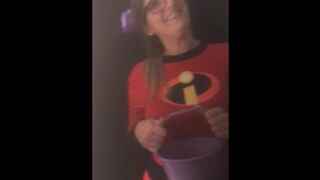 Halloween Trick or Treater Rides me Hard PAWG Real Amateurs Homemade