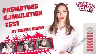TRY NOT TO JIZZ - Premature Ejaculation Test - by Attractive Bunny