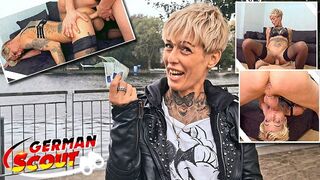 GERMAN SCOUT - PETITE PAINTED MUVA VICKY I PICKUP ROUGH FUCK IN BERLIN I RIMJOB AND DEEP THROAT