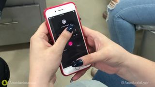 My Gf Controlling my Toy in Public! Ravishing Agony Time & Cums! Anastaxia Lynn