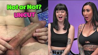 Attractive or not? Uncut Monster Prick She Reacts Lilly and Nova