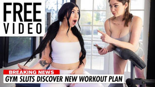 Chunky Influencer Holly Day Got Horny For Lesbo Gym Trainer Alyx Star