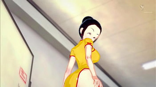 Charming milf Milk Chi-chi rewards you for being a good student - Dragon Ball