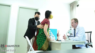 Indian Desi Lady Slammed by her Monstrous Prick Doctor ( Hindi Drama )