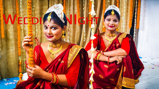 Desi Indian 18+ Bitch Suhana's very 1st live Suhaagrat on camera ( Hindi Audio )