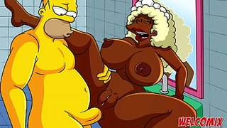 Fucking the huge bum housemaid - The Simptoons Simpsons porn