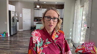 Stepmom Gets Caught Thin Dipping!