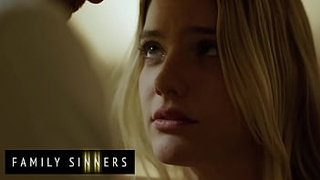 FAMILY SINNERS - Sleazy Kenna James Is Missing Her Stepdad's Stirling Rod And He Quickly Reminds Her How It Feels