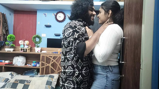 Malayali couples charming sex with malayalam kinky talk, Mallu lovers sweet sex, Vaishnavy and Sharun Raj attractive sex, Mallu lovers sex