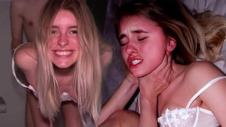 SUBMISSIVE TEENIE CHOKED AND SCREWED - She Loves It Nasty