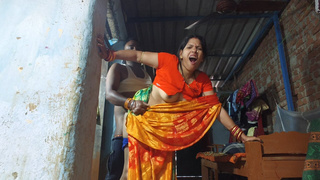 Indian Desi alluring bhabhi fucking hard by her hubby