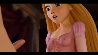 Rapunzel Gets A Little Bit Dirty With Her Guests Penis ( Anime Parody )