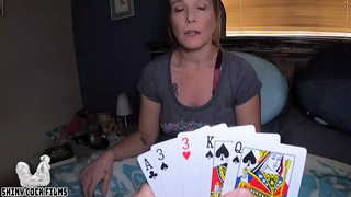 Strip Poker with My Stepmom - Full Tape - Shiny Dick Films, Jane Cane