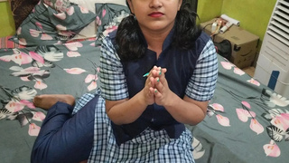 Cheating Stepsister banged by a gigantic Indian Rod