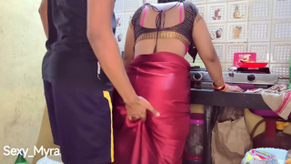 Desi bhabhi got boned in kichen very hard