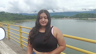 Skank dumped by her bf is helped by a stranger, ending in rough sex