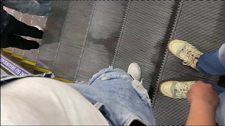 Venezuelan Skank Touches Me On The Stairs Of The Mall!!!
