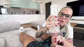 Ride Therapy for Pole Fever – Unprotected XXL Glasses Cums on You Won’t Forget
