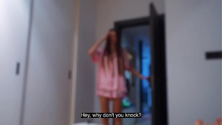 "Oops, My Panties Slipped!" – Dirty Stepsis Gets a 'Full-Body' Massage