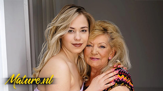 Old lady Ilya Gets Her Unshaved Twat Licked By Fine Teenie Selvaggia