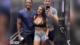 Our new personal trainer is very attentive. He gave us a lesson on how to fuck your wifey after training.