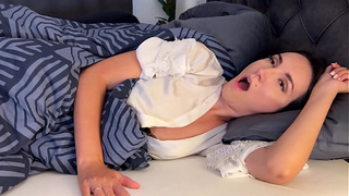 Stepson rides stepmom on a rainy night