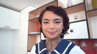 Annie Clementina, thin Brazilian Amazonian sweetie, first time with two cocks in the butt (DAPBreakin, DAP, DP, Anal, 3on1, ATM, BBC) OB510
