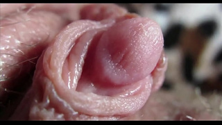 Enormous clit climax closeup HD