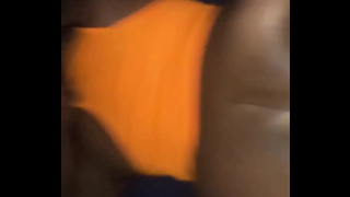 Fat Bratty BIG BEAUTIFUL WOMAN African Cheating Lover Dyke Wearing A Short Tight Dress Learns How To Blow & Fuck BBC Like A Lady