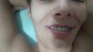 Mature woman taking the fresh husband's virginity and moans with pleasure watching him fill her snatch with jizz