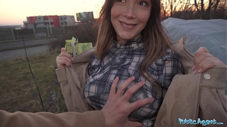 Public Agent - Fine Venezuelan Babe Blows and Mounts for Cash in Public