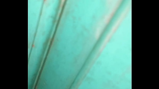 Peeping at the neighbor's wifey who deliberately didn't lock the room while her hubby was at work, instead she was invited to have sex