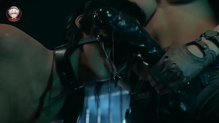 Lara Croft captured by russians