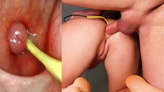 Amazing anal. Online cam in Her Booty Deep Anal Fuck and Internal Cream pie