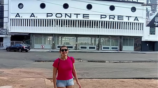 Ponte Preta fan having sex with an athlete from an opposing club during a football match at the stadium