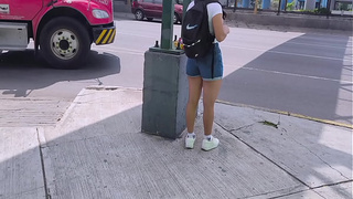 Small Street Vendor Ends Up in a Hotel with a Stranger! Secret Webcam