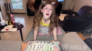 Innocent Fresh White Anal Chick Bunny Gets Her Ass-hole Gaped, Stuffed & Boned by Lord Panda's BBC