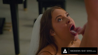 MODERN-DAY SINS - Groom FREE USES Alluring Bride Gizelle Blanco In Front Of Their Witnesses