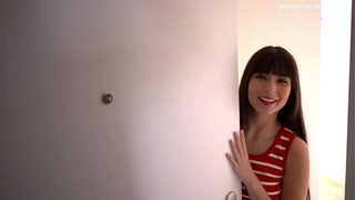 Neighbor Fixes My Oven So I Let Him Fuck Me - Oral sex, Doggy, Spunk Swallow