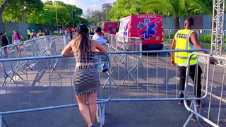I GAVE MY BOOTY IN IBIRAPUERA PARK AND THE SECURITY GUARD CAUGHT ME FUCKING