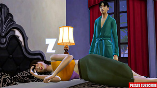 step Son Mounts Korean Mom Anal And Vaginal | Korean Mom And Son Fucking